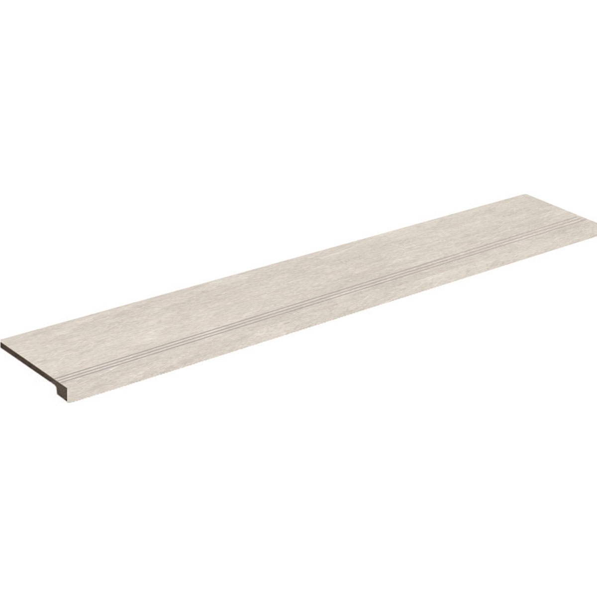 Peldaño Vuelta Huella Soller 1870 Gris 33x100 (Caja 2 piezas)