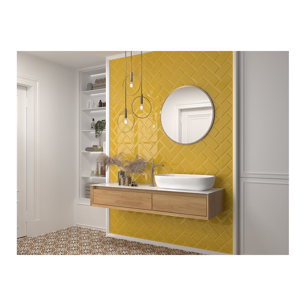 Bissel Tiger 10x20 pasta vermelha revestimento de parede cerâmica