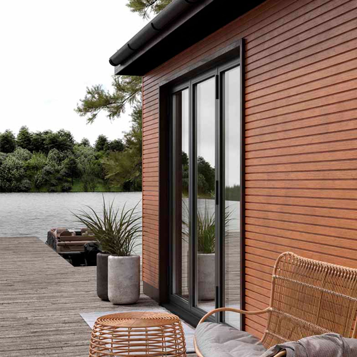 Ambiente mit Fronto Golden Oak 2,95 mx 25 cm