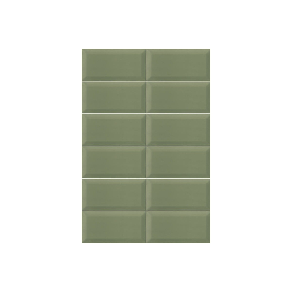 Bissel Verde Oliva brillo 10x20 (m2)