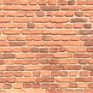 Rustikale Backsteinplatte TotalStone getoastet 2,85x1,3 (3,70 m²)