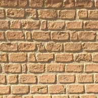 TotalStone massives ockerfarbenes Kopfsteinpflasterpanel 2,85x1,3 (3,70 m²)