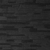 TotalStone Panneau de pierre alpine noire 2,85x1,3 (3,70m2)