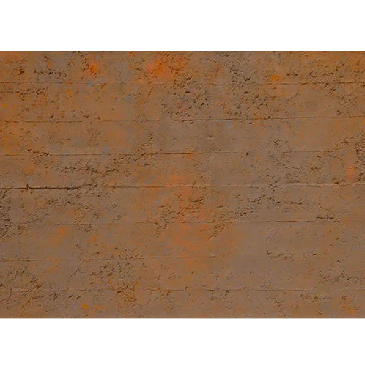 TOTALDesign Painel de concreto listrado oxidado 2.85x1.3 (3.70m2) -2