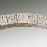 TOTALSton arche en pierre sculptée grise 0.30x0.30x2.00 (1.88m2)