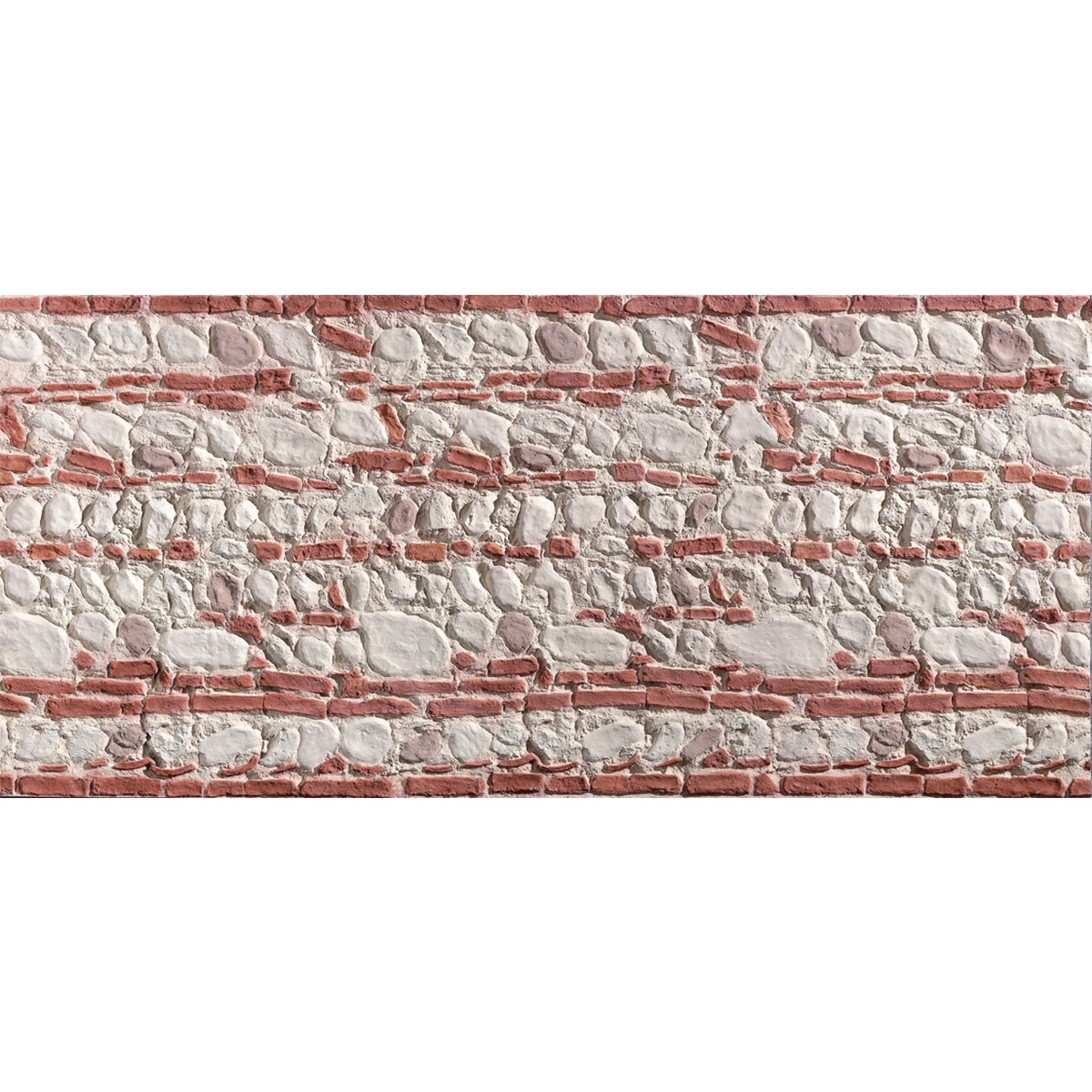 Panel de Piedra de Río y Ladrillo OLDStones 285x130 (3,70m2) 1