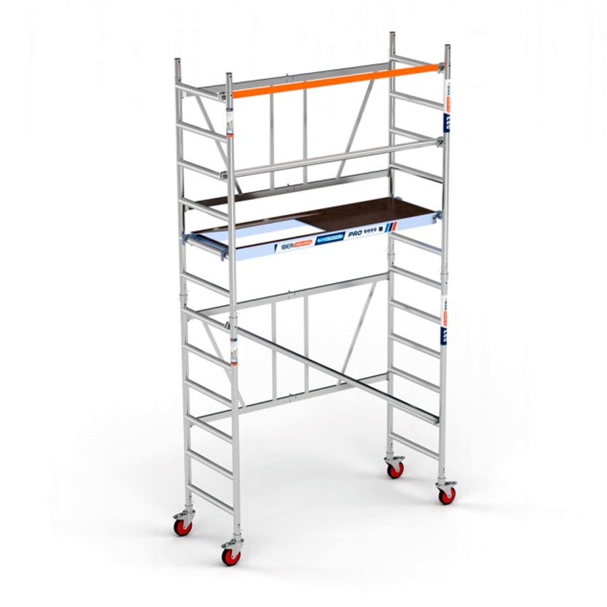 Folding scaffold 4.7m working height without stabilizer