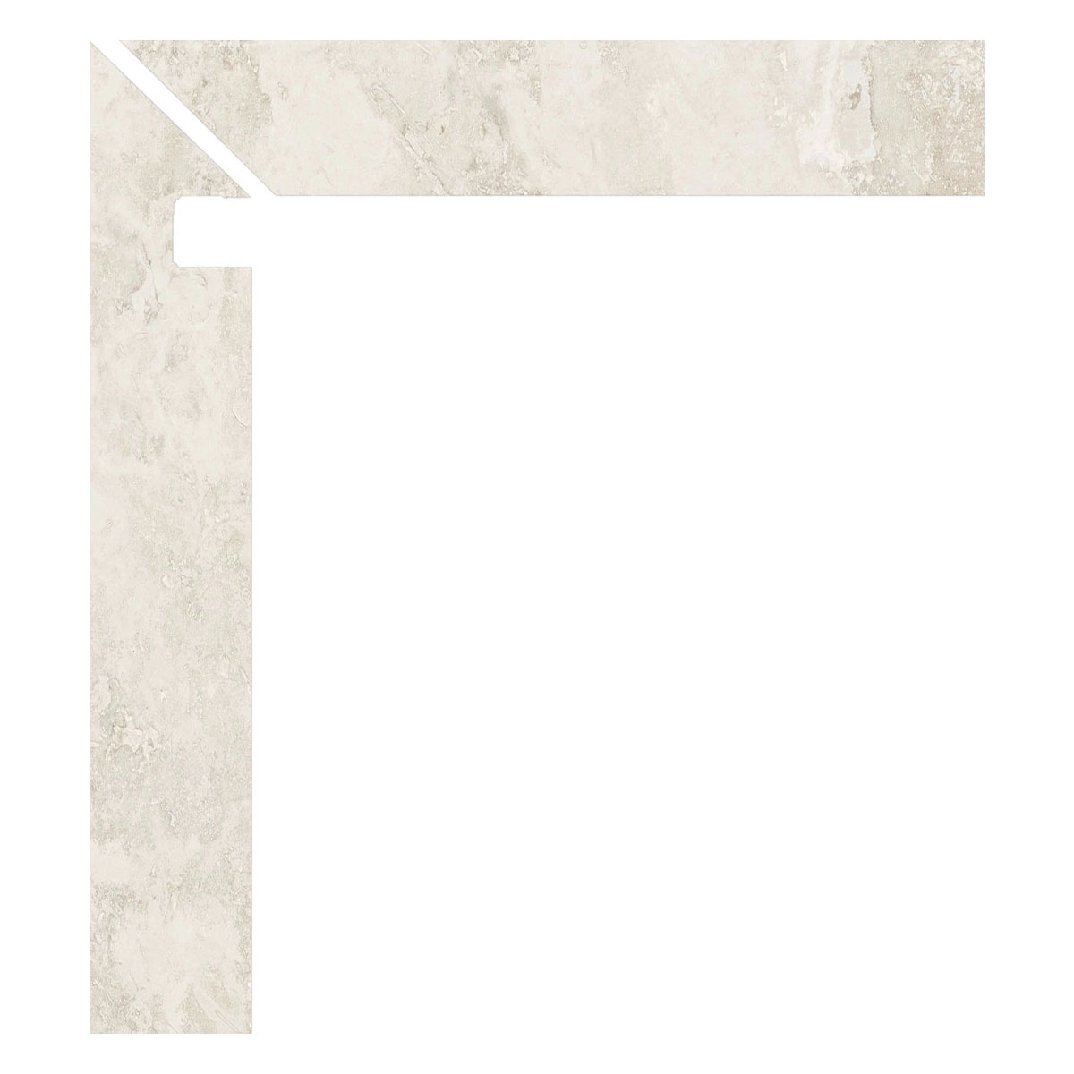 Zanquin Left Rapolano 1867 White 7.5x50 (Box 8 pieces)