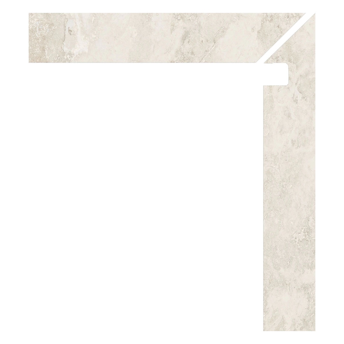 Direito Zanquin Rapolano 1867 Branco 7.5x50 (Caixa 8 peças)