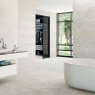 Baño con revestimiento Baltimore 9529 Relieve Elypse Grey 30x90 (Caja 1,08m2)