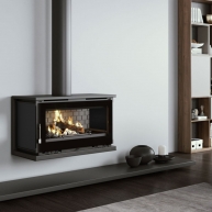 Wood stove to hang with M-100 FK turbines