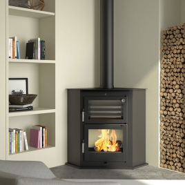 HL-100 RF forno a lenha de canto + presente direto