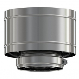 Stainless steel rain cap for double-walled pipes - Pellets