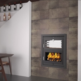 Insertable wood oven HLI-200 F + Direct gift