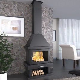Front wood fireplace C-200 K + Direct gift