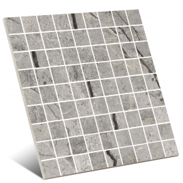 Mosaïque Mystone Silver Root Grey 30x30 (Boîte 0,36 m2)