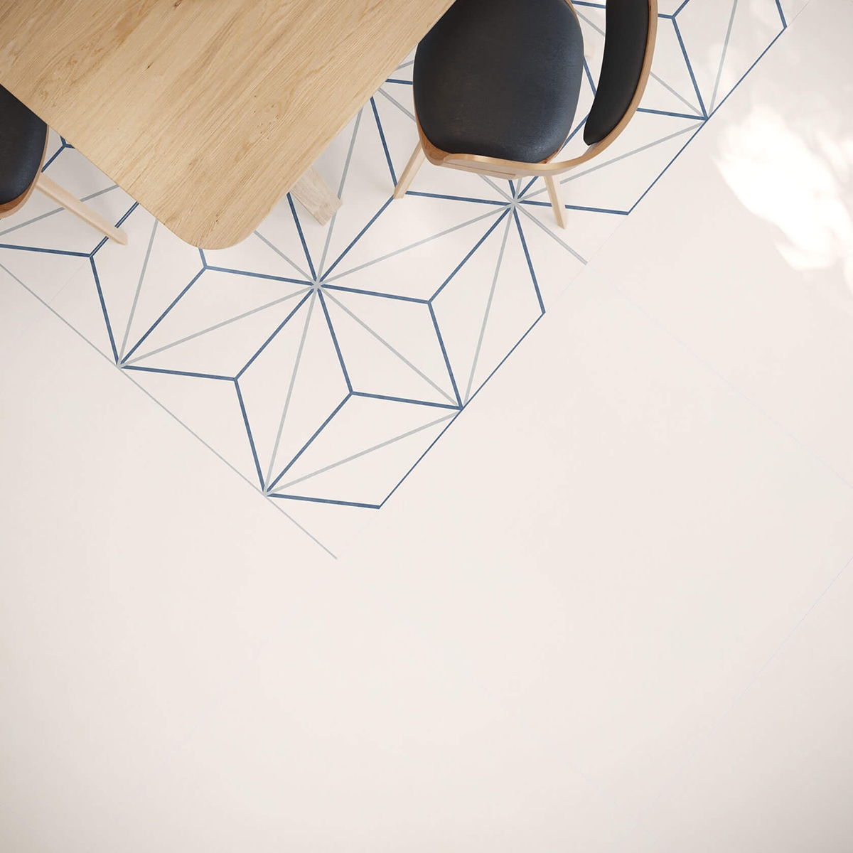 Quarto com piso Phoenix 1845 Branco 100x100