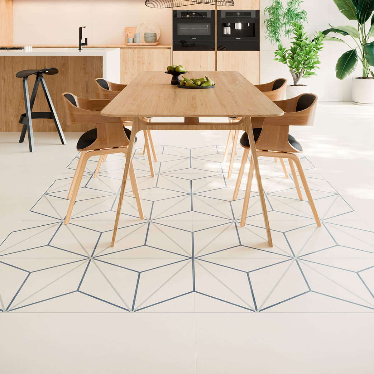 Interior with Phoenix 1845 White flooring 100x100