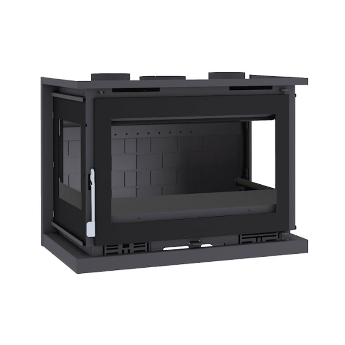 IT-183 FK 3-sided wood-burning insert from fm calefacción