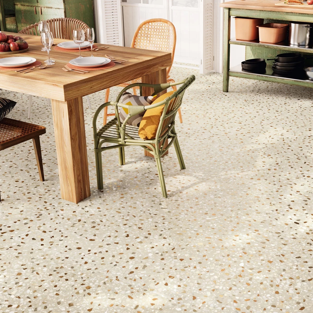 Interior with Palazzo 1862 Cream flooring 100x100