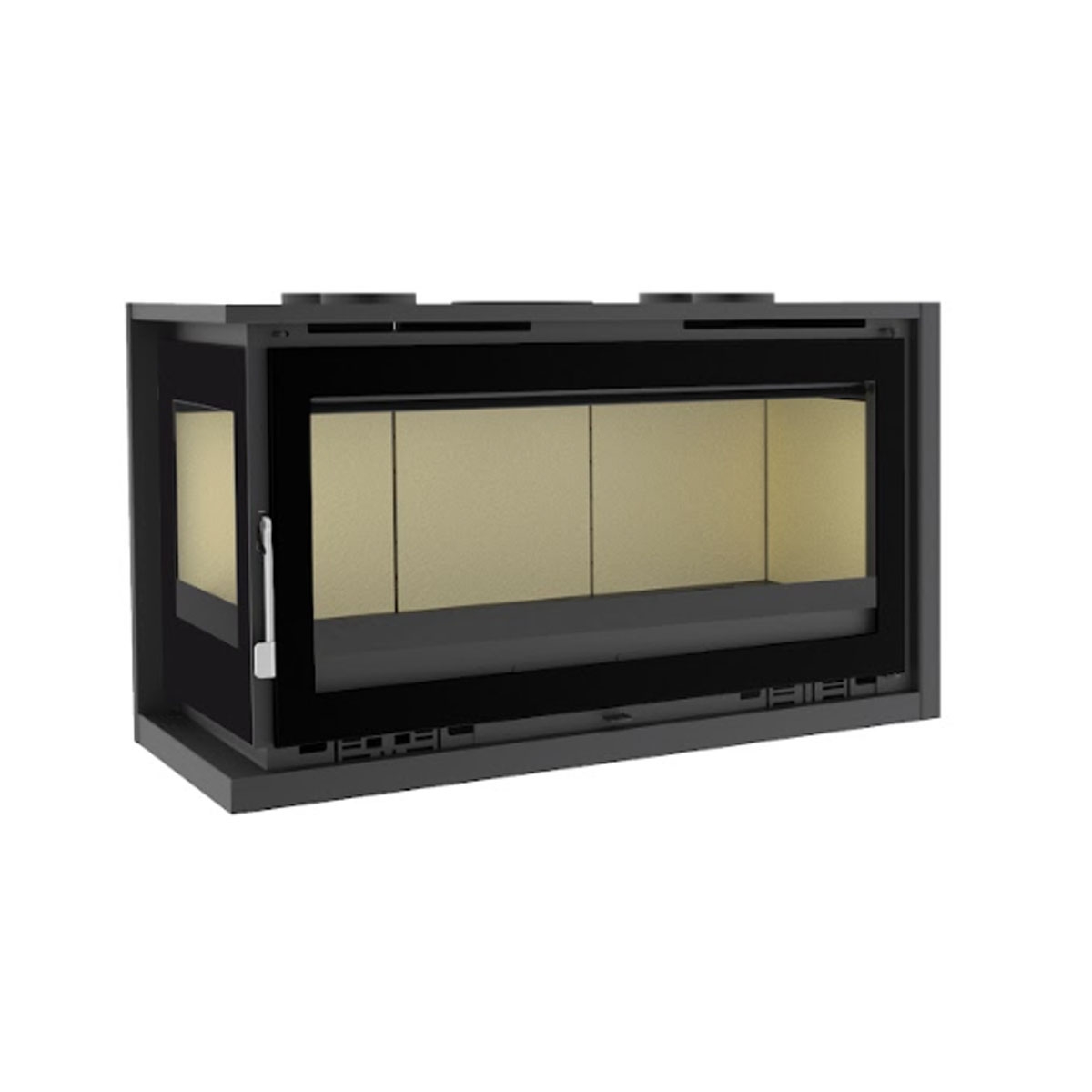 IT-122 IK Insert d’angle en bois de fm calefacción