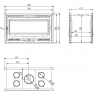 Dimensions IT-102 K double-sided wood insert