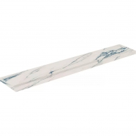 Canto Step Angular Footprint Firenze 1842 Calacatta Blue 33x100 (Caixa 1 peça)