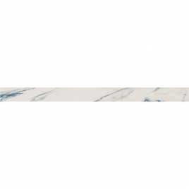 Firenze 1842 Calacatta Rodapé azul 7.5x100 (Caixa 8 peças)