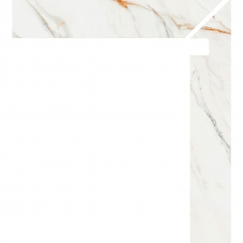 Right Zanquin Firenze 5062 Calacatta Gold 7,8x50 (Box 8 Stück)