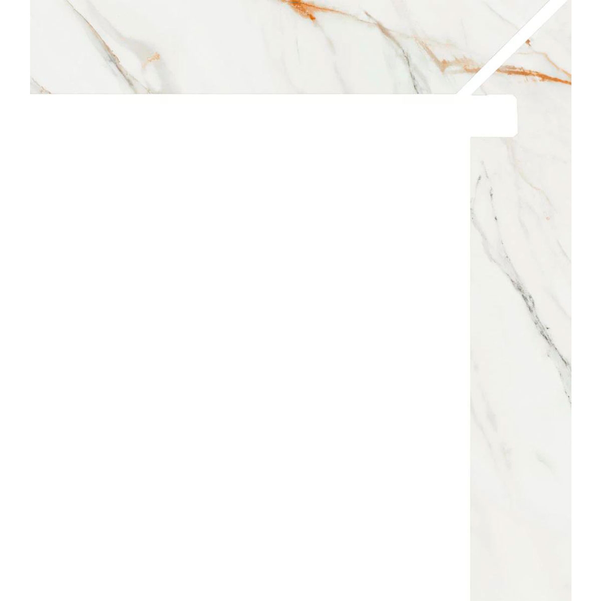 Direito Zanquin Firenze 5062 Calacatta Gold 7.8x50 (Caixa 8 peças)