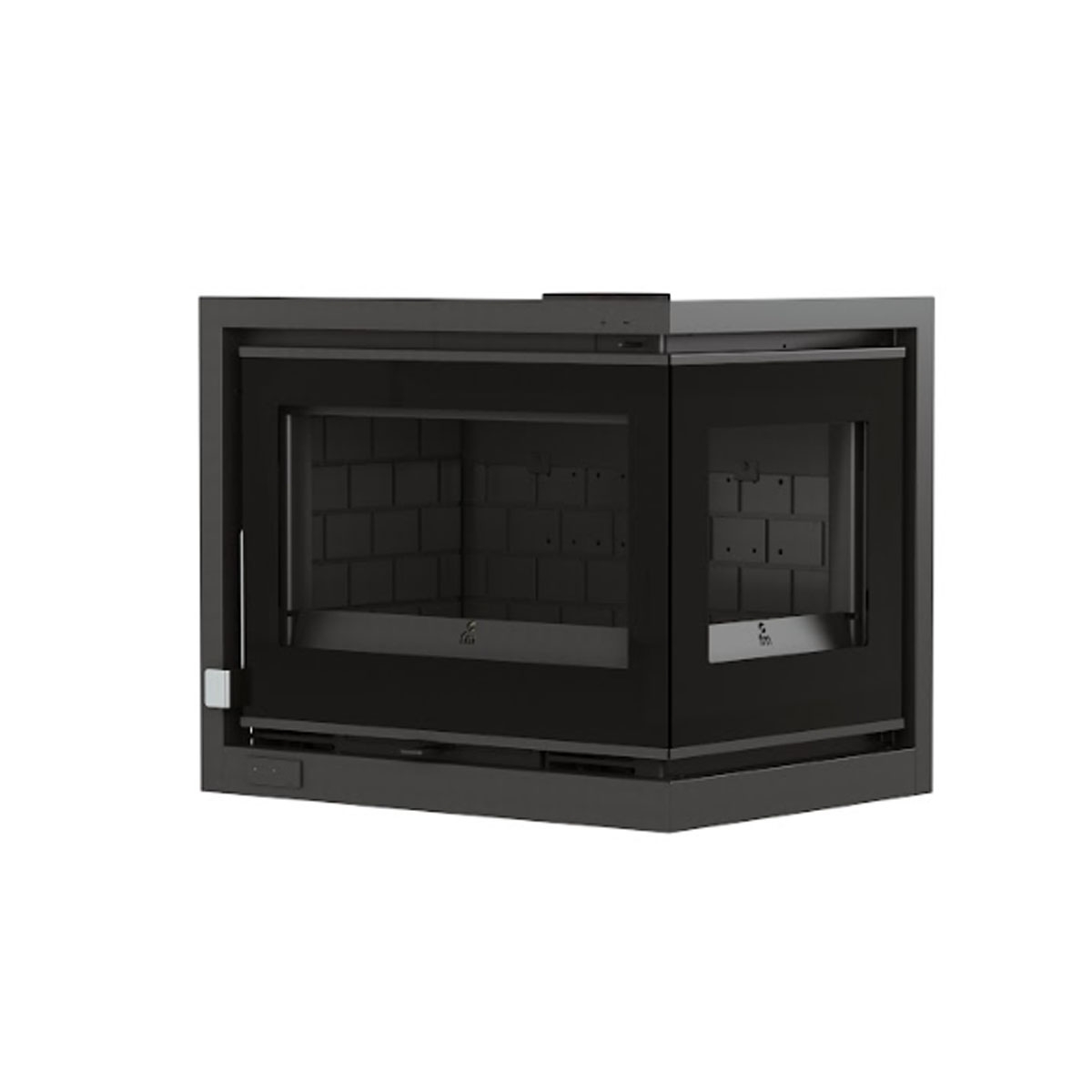 Insertable de leña esquina IT-172 DFK de FM calefacción