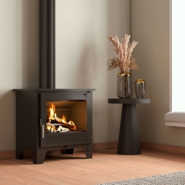 Wood stove with cast iron interior M-108 PF + Direct gift