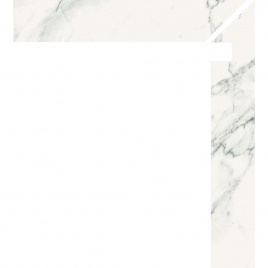 Zanquin Direito Loira 1857 Branco 7.5x50 (Caixa 8 peças)