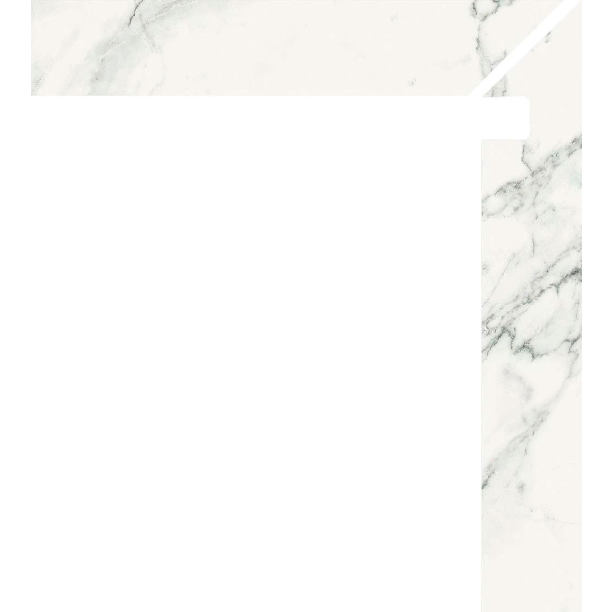 Zanquin Derecho Loira 1857 White 7.5x50 (Caja 8 piezas)