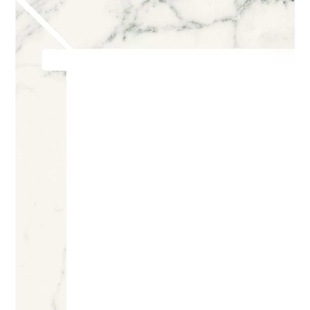 Zanquin Izquierdo Loira 5067 White 7.8x50 (Caja 8 piezas)