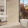 Baño con pavimento Louisiana 5031 Crema 50x50