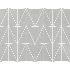 Slow Cold Chrome Triangolo Mosaic 29x39 (Boîte 0,45 m2)