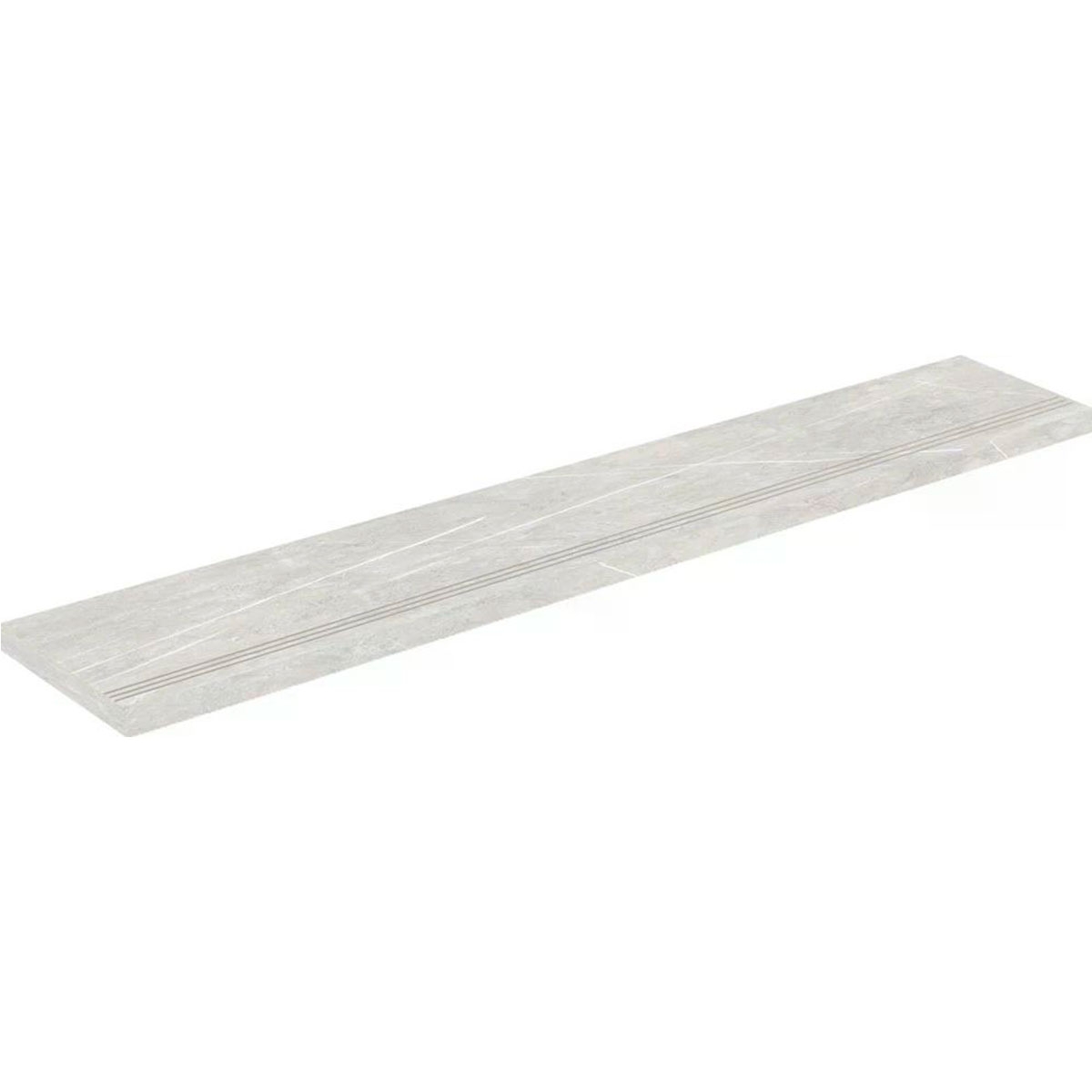 Return Step Angular Footprint Lyon 1837 Pearl 33x98 (Caixa 1 peça)