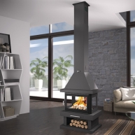 Zentraler Holzkamin C-104 K