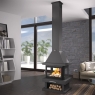 Central wood-burning fireplace C-104 K