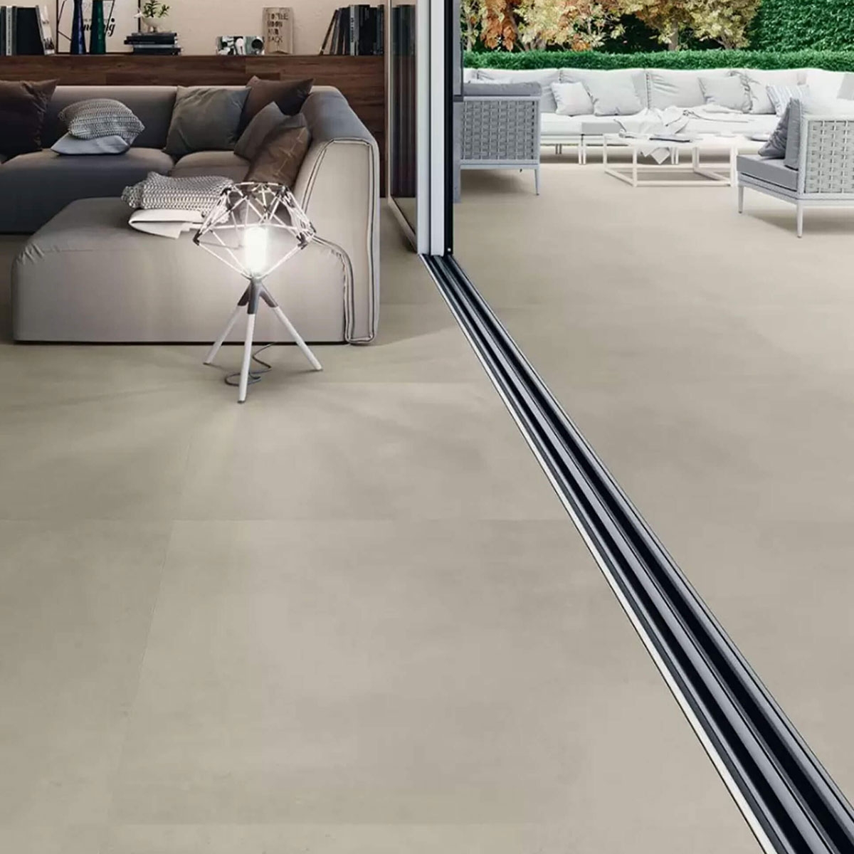 Exterior com pavimento antiderrapante Manhattan 1900 Gray 100x100