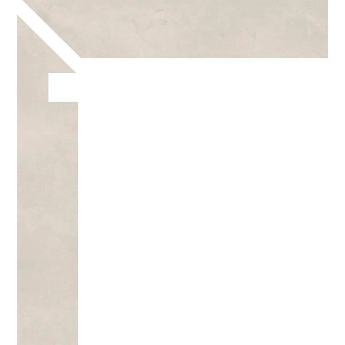 Zanquin Izquierdo Manhattan 1900 Perla 7.5x50 (Caja 8 piezas)