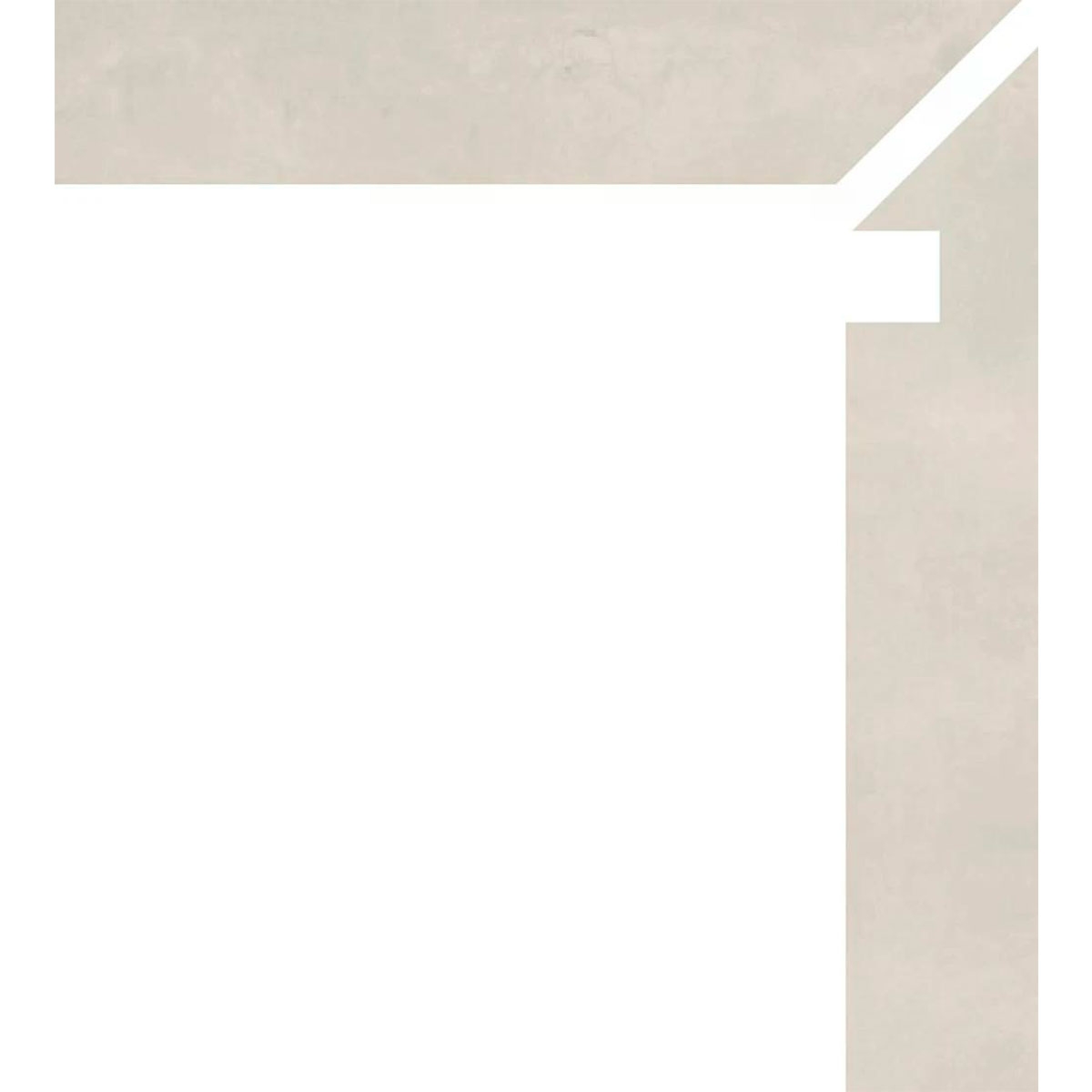 Zanquin Derecho Manhattan 5044 Perla 7.8x50 (Caja 8 piezas)