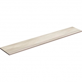 Foto de Peldaño Romado Huella Montana 1869 Gris 33x100 (Caja 3 piezas)