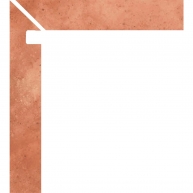 Zanquin Left Montana 1869 Terracotta 7.5x50 (Box 8 pieces)