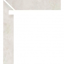 Left Zanquin Nilo 1846 White 7.5x50 (Box 8 pieces)