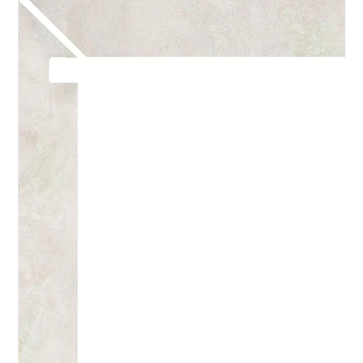 Esquerda Zanquin Nilo 1846 Branco 7.5x50 (Caixa 8 peças)