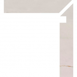 Right Trench Notre Dame 1814 White 7.5x50 (Box 8 pieces)