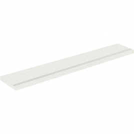 Peldaño Vuelta Huella Angular Obi 1955 Blanco Antideslizante 33x100 (Caja 1 pieza)