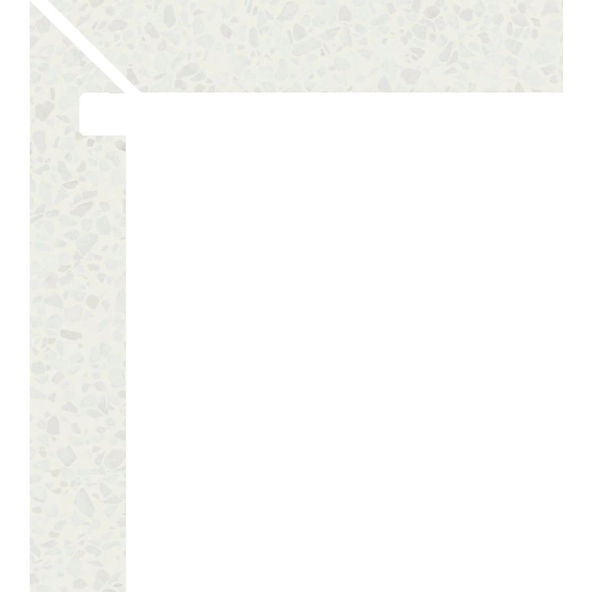 Zanquin Izquierdo Obi 1955 Blanco 7.5x50 (Caja 8 piezas)